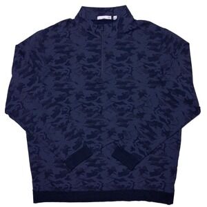 TASC Performance‎ 1/2 Zip Pullover Blue Camo Men's XL